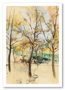 Arbres dans le bois de Boulogne