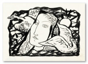 Vignette Venus pour le livre ‘L’art Hollandais contemporain’ de Paul Fierens